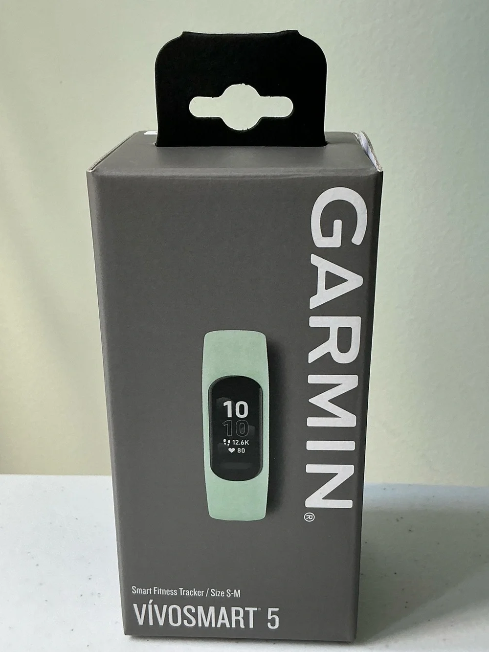 Garmin Vivosmart 5 Smart Fitness Tracker New Open Box Cool Mint Sz S/M